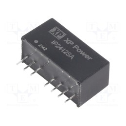 1 pcs x XP POWER - IP2412SA - Converter: DC/DC, 3W, Uin: 9÷36V, Uout: 12VDC, Iout: 250mA, SIP, THT