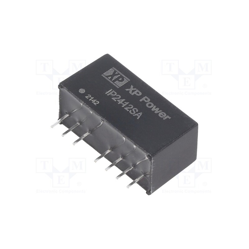 1 pcs x XP POWER - IP2412SA - Converter: DC/DC, 3W, Uin: 9÷36V, Uout: 12VDC, Iout: 250mA, SIP, THT
