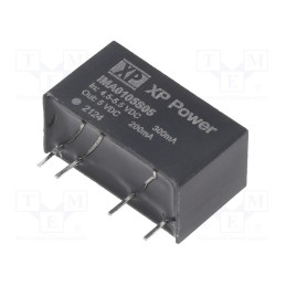 1 pcs x XP POWER - IMA0105S05 - Converter: DC/DC, 1W, Uin: 4.5÷5.5V, Uout: 5VDC, Iout: 200mA, SIP7