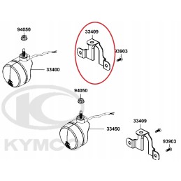 Kymco MXU 700 turn signal mount 19