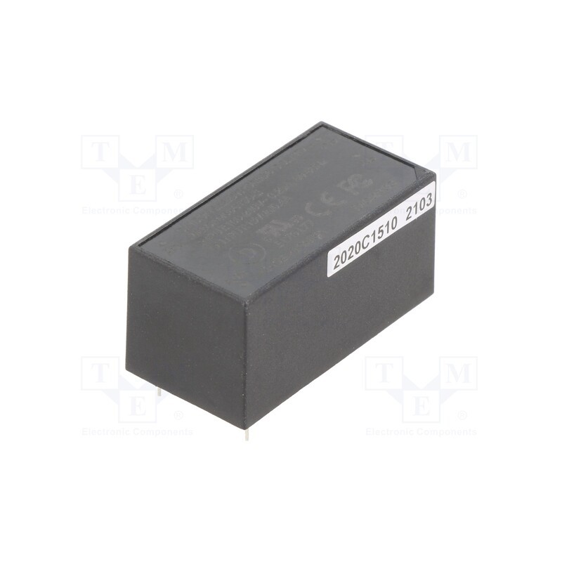 1 pcs x CINCON - CFM06S150-E - Converter: AC/DC, 6W, 90÷264VAC, Usup: 120÷370VDC, Uout: 15VDC, 81%