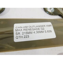 Brake disc can am outlander max xmr renegade g2 sr 215mm 4 36mm