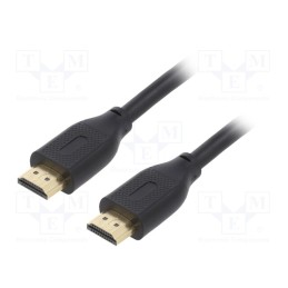1 pcs x GEMBIRD - CC-HDMI8K-3M - Cable, HDMI 2.1, HDMI plug,both sides, PVC, 3m, black, Core: Cu