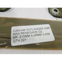 Brake disc can am outlander max xmr renegade g2 sr 215mm 4 28mm