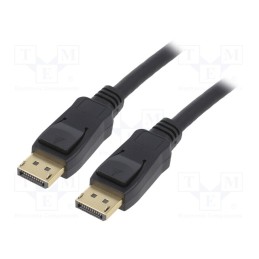 1 pcs x Goobay - 58532 - Cable, DisplayPort 1.4,HDCP 2.2, DisplayPort plug,both sides