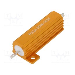 1 pcs x SR PASSIVES - AHP50W-1K5F - Resistor: wire-wound, with heatsink, 1.5kΩ, 50W, ±1%, 30ppm/°C
