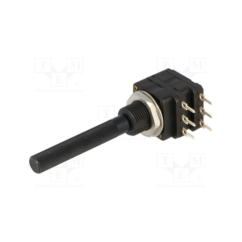 1 pcs x PIHER - PC16DH10IP06474A2020TA - Potentiometer: shaft, single turn, 470kΩ, 200mW, THT, 6mm, plastic