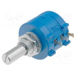 1 pcs x BOURNS - 3590S-2-104L - Potentiometer: shaft, multiturn, 100kΩ, 2W, ±5%, 6.35mm, linear