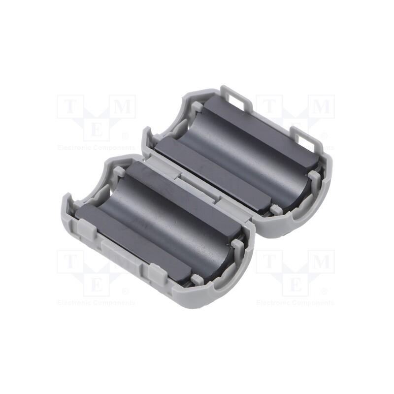 1 pcs x TDK - ZCAT2235-1030A - Ferrite: two-piece, on round cable, A: 35mm, B: 28mm, C: 10mm, grey