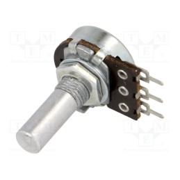 1 pcs x TELPOD - PRP167 10K A 20P1 - Potentiometer: shaft, single turn, 10kΩ, 100mW, ±20%, on panel,PCB