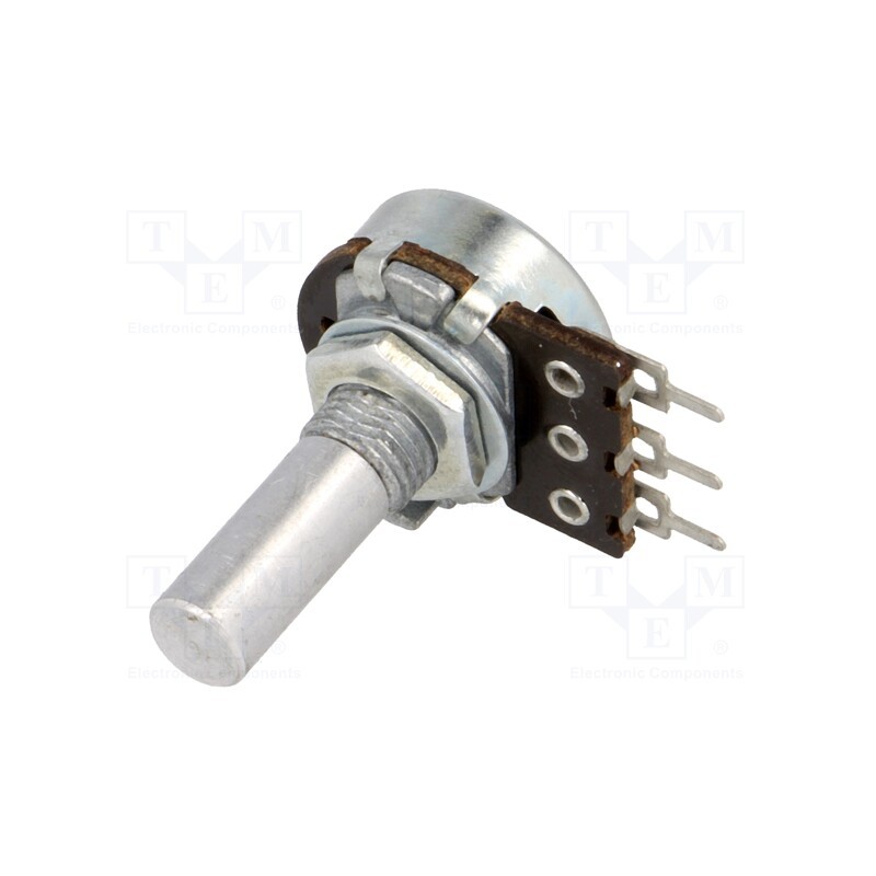 1 pcs x TELPOD - PRP167 10K A 20P1 - Potentiometer: shaft, single turn, 10kΩ, 100mW, ±20%, on panel,PCB