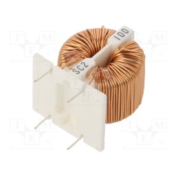 1 pcs x KEMET - SC-02-100J - Inductor: wire, THT, 10mH, 220mΩ, 250VAC, -25÷120°C, SC, 2A