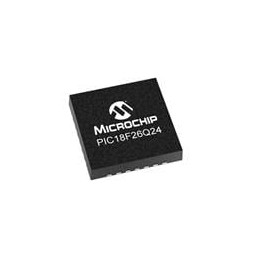 1 pcs : PIC18F26Q24T-I/STX - 8-bit Microcontrollers - MCU 64KB Flash, 4KB RAM, 512bytes EEPROM, MVIO, 10b ADC2, 8b DAC, ACP, Com