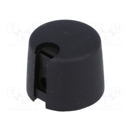 1 pcs x OKW - A1020049 - Knob, with pointer, plastic, Øshaft: 4mm, Ø20x16mm, black, A10