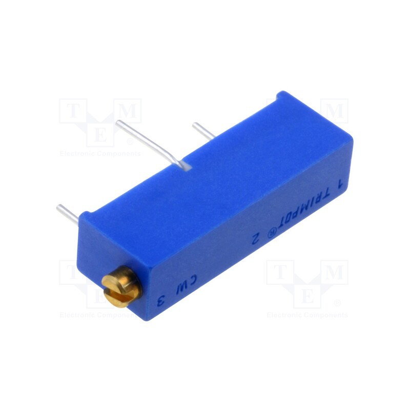 1 pcs x BOURNS - 3006W-1-102LF - Potentiometer: mounting, multiturn, 1kΩ, 750mW, No.of el.turns: 15
