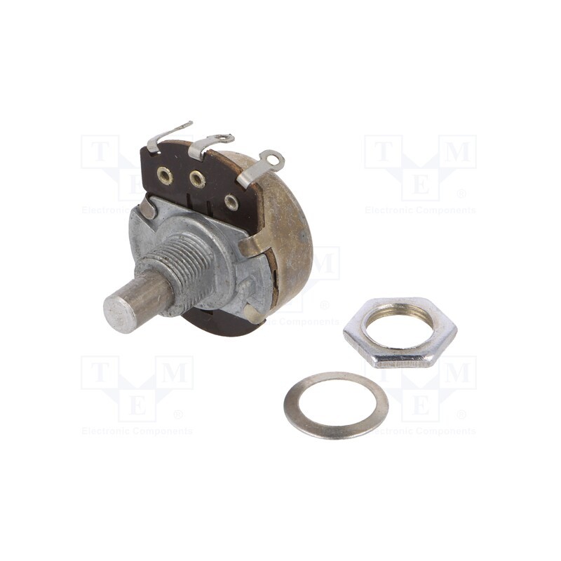 1 pcs x TELPOD - PR-246 10K A 16P1 - Potentiometer: shaft, 10kΩ, 500mW, ±20%, soldered, 6mm, mono, carbon