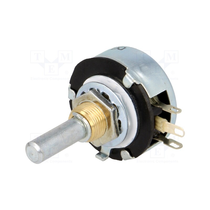 1 pcs x TELPOD - DG-106 330R - Potentiometer: shaft, single turn, 330Ω, 2W, ±10%, 6mm, wirewound