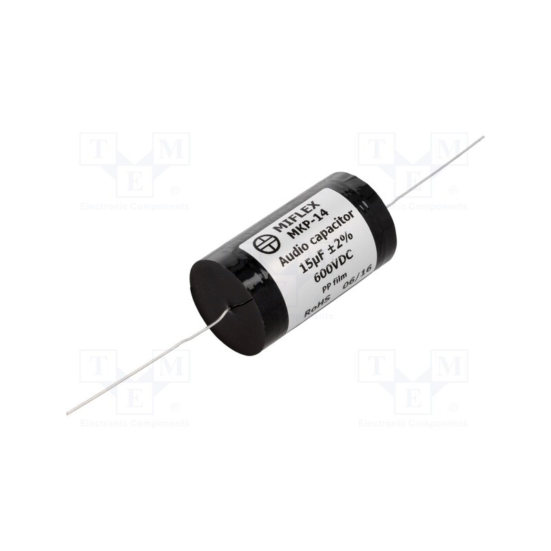 1 pcs x MIFLEX - MKP14H615G-B - Capacitor: polypropylene, 15uF, 600VDC, ±2%, Ø36.1x62mm, -25÷85°C