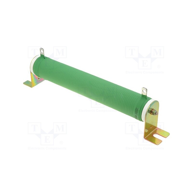 1 pcs x SR PASSIVES - R200W-10R - Resistor: wire-wound, 10Ω, 200W, ±5%, Ø35x222mm, 200ppm/°C