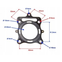 Head and cylinder gasket water kinroad atv 200