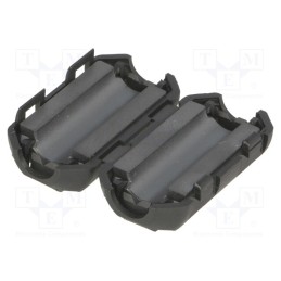 1 pcs x FERROCORE - FLF-702 - Ferrite: two-piece, on round cable, Ø: 7mm, 70Ω, A: 17mm, B: 15mm
