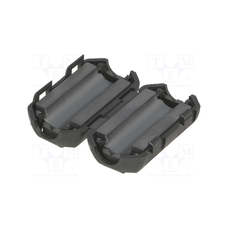 1 pcs x FERROCORE - FLF-702 - Ferrite: two-piece, on round cable, Ø: 7mm, 70Ω, A: 17mm, B: 15mm
