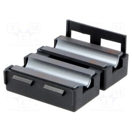 1 pcs x RICHCO - RKCF-08-A5 - Ferrite: two-piece, on round cable, Ø: 8mm, 130Ω, A: 20.5mm, B: 7.5mm