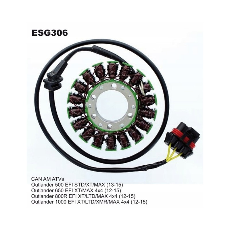 Stator winding can am outlander 1000 12 16