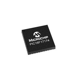 1 pcs : PIC16F17174T-I/MP - 8-bit Microcontrollers - MCU 7KB Flash, 512B RAM, 128B EEPROM, 12b Diff. ADCC, 1xOP-AMP, 2x16-bit du