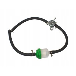 Fuel line with green filter and tap