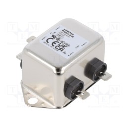 1 pcs x SCHAFFNER - FN2020-3-06 - Filter: anti-interference, single-phase, 250VAC, Cx: 150nF, 1MΩ