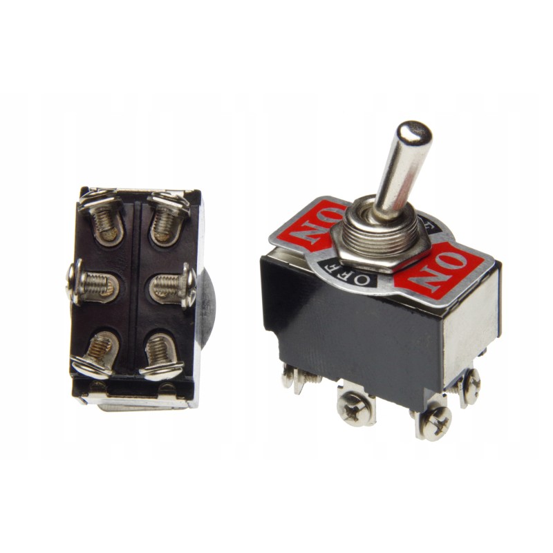 Lever switch 2 sections 3 positions 10a