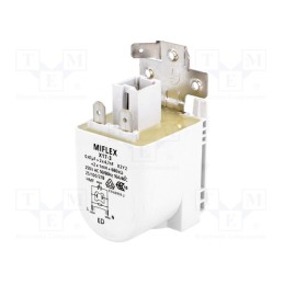 1 pcs x MIFLEX - X17-3 - Filter: anti-interference, mains, 250VAC, Cx: 0.47uF, Cy: 4.7nF, 1mH