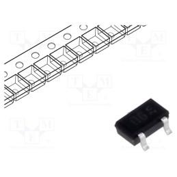 1 pcs x INFINEON TECHNOLOGIES - TLE4906KHTSA1 - Sensor: Hall, unipolar, SC59, 5÷13.5mT, Usup: 2.7÷18VDC, SMT