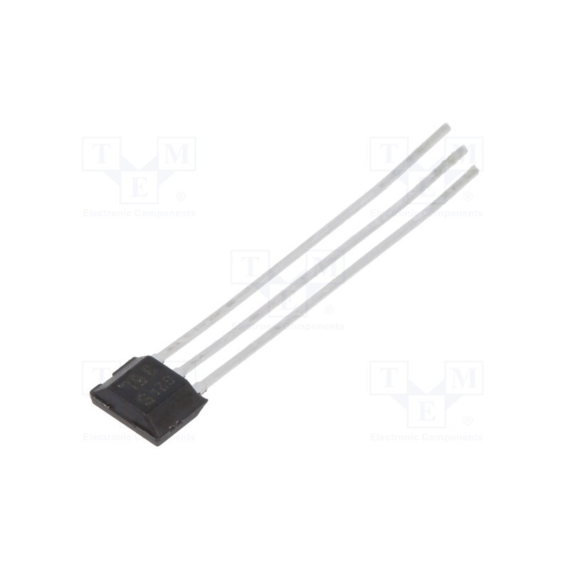 1 pcs x INFINEON TECHNOLOGIES - TLE4935L - Sensor: Hall, latch, P-SSO-3-2, -20÷20mT, Usup: 3.8÷24VDC, THT