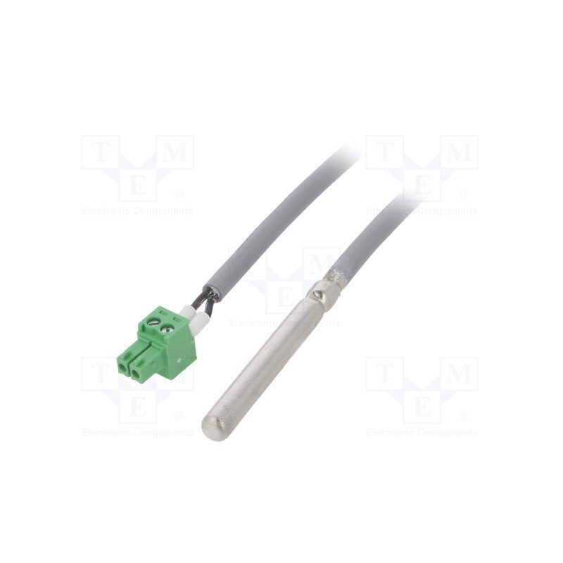 1 pcs x INVEO - DS-10 - Sensor: temperature, DS18B20, Body dim: Ø6x50mm, Leads: lead x2