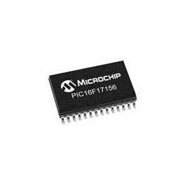 1 pcs : PIC16F17156T-I/SO - 8-bit Microcontrollers - MCU 28KB Flash, 2KB RAM, 128B EEPROM, 12b Diff. ADCC, 1xOP-AMP, 2x16-bit du