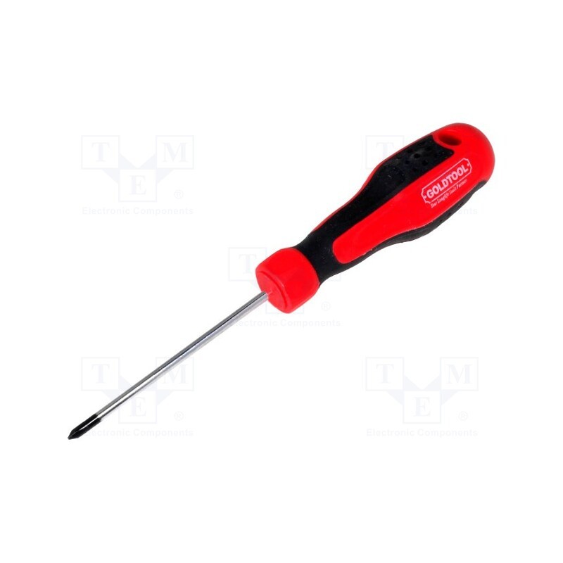 1 pcs x GOLDTOOL - TG-30 - Screwdriver, Phillips, PH0, 75mm