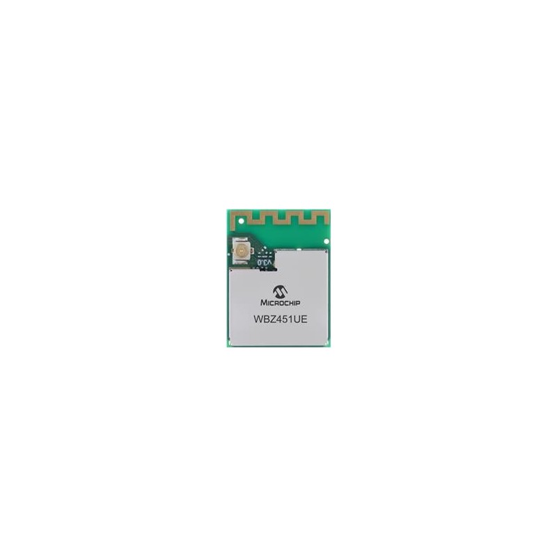 1 pcs : WBZ451UE-I - RF System on a Chip - SoC BLE multiprotocol module, shielded, U.FL antenna, Industrial Temp