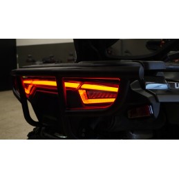 Rear steel bumper for loncin x wolf 700