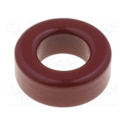 1 pcs x MICROMETALS - T60-2 - Ferrite: toroidal, L: 5.94mm, Øint: 8.53mm, Øout: 15.2mm, 6.5nH