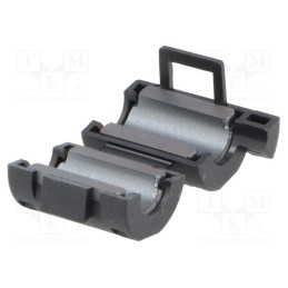 1 pcs x RICHCO - RRC-12-7-15-M - Ferrite: two-piece, on round cable, Ø: 7mm, 47Ω, A: 14mm, B: 15.5mm