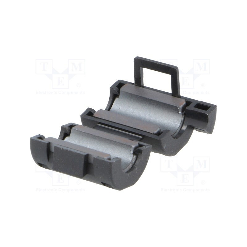 1 pcs x RICHCO - RRC-12-7-15-M - Ferrite: two-piece, on round cable, Ø: 7mm, 47Ω, A: 14mm, B: 15.5mm