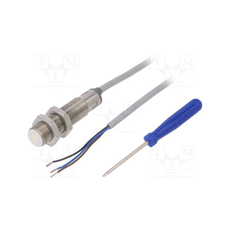 1 pcs x IPF ELECTRONIC - KB120100 - Sensor: capacitive, Range: 6mm, OUT: PNP / NO, Usup: 10÷35VDC, PIN: 3