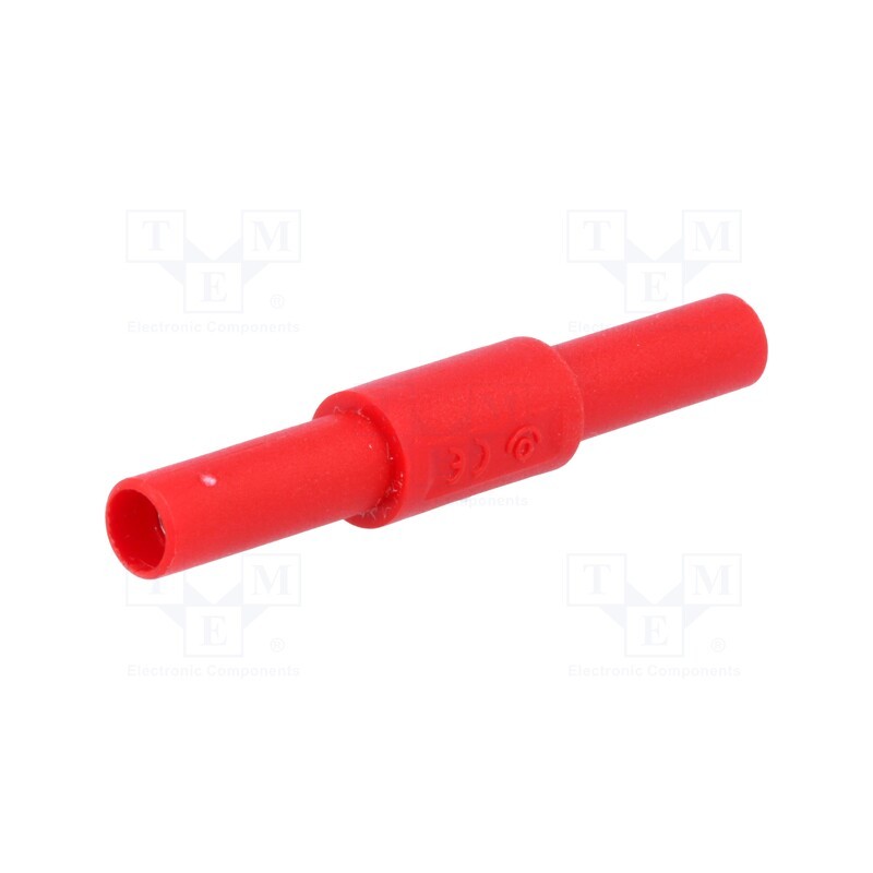 1 pcs x ELECTRO-PJP - 3310-IEC-RT - Adapter, 36A, red, insulated, Contacts: brass