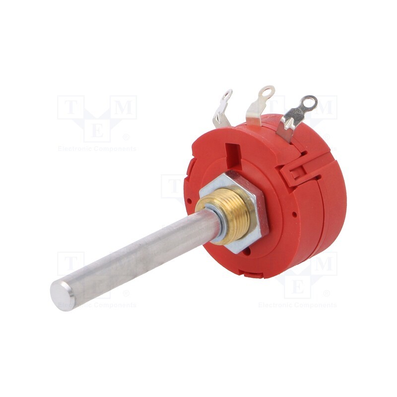 1 pcs x AB Elektronik - 3114307602 - Potentiometer: shaft, single turn, 5kΩ, 2W, ±10%, 6mm, Shaft: smooth