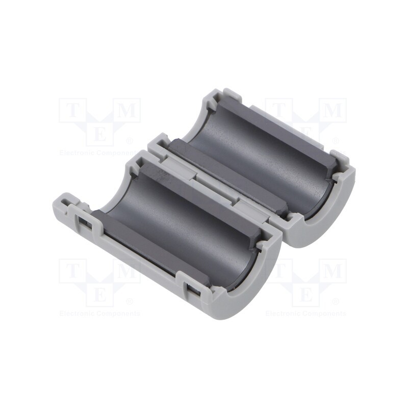 1 pcs x TDK - ZCAT2132-1130 - Ferrite: two-piece, on round cable, A: 36mm, B: 32mm, C: 11mm, grey