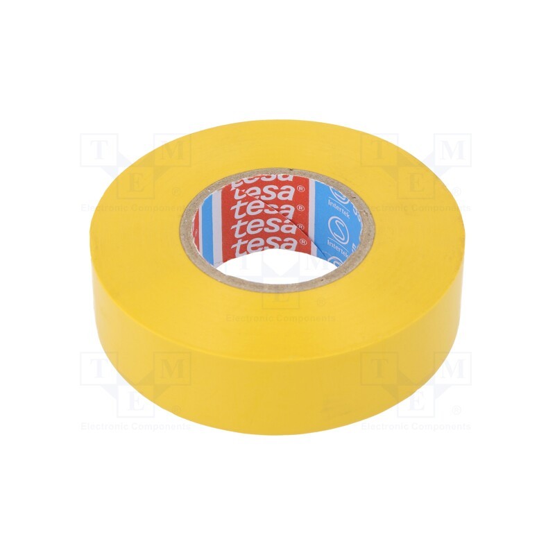 1 pcs x TESA - 53988-00096-00 - Tape: electrical insulating, W: 19mm, L: 20m, Thk: 0.15mm, yellow