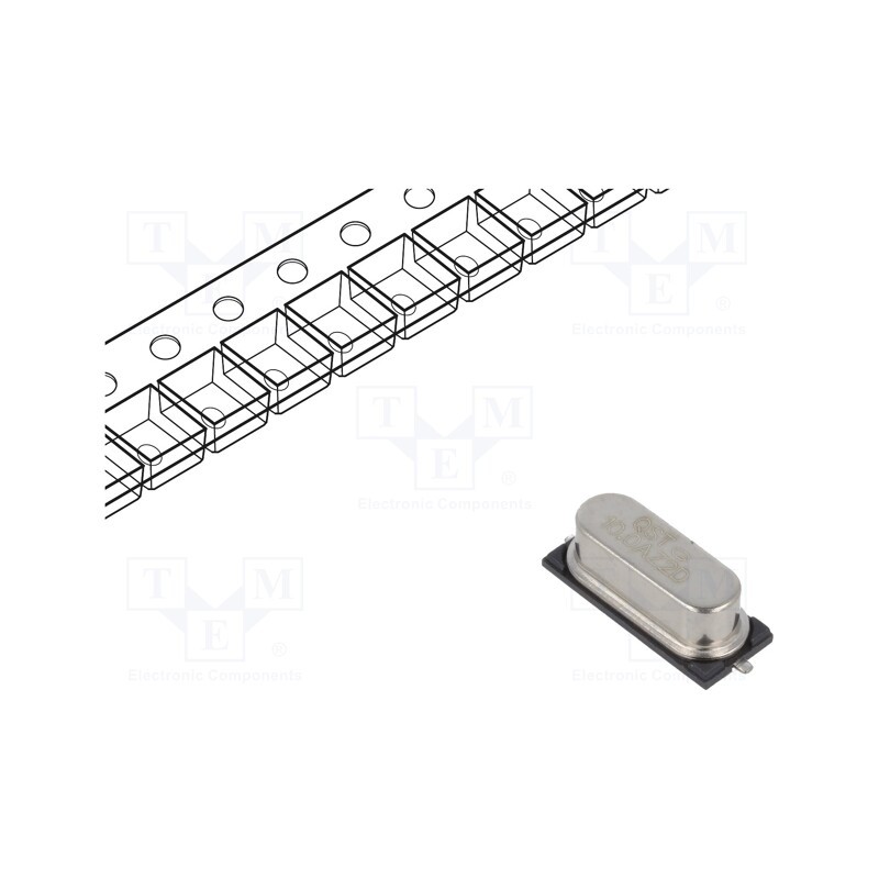 1 pcs x QST - QT49S-16.000MAAE-T - Resonator: quartz, 16MHz, ±30ppm, 12pF, SMD, 11.4x4.35x3.8mm