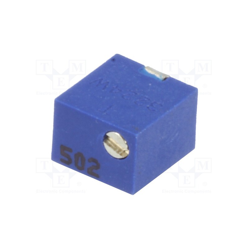 1 pcs x SR PASSIVES - 1801WSMD-5K - Potentiometer: mounting, vertical,multiturn, 5kΩ, 250mW, SMD, ±10%